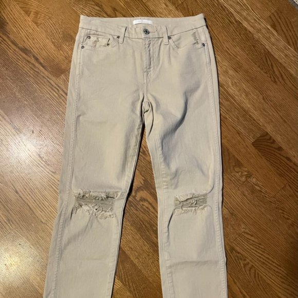 Seven 7 for All Mankind Ankle Raw Hem Jeans frayed - Picture 2 of 5
